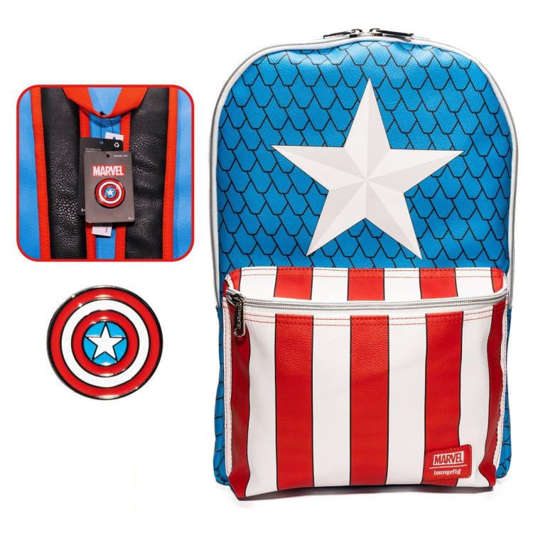 Marvel Captain America Exclusive Cosplay Backpack and Pin Set Gallery Image 3