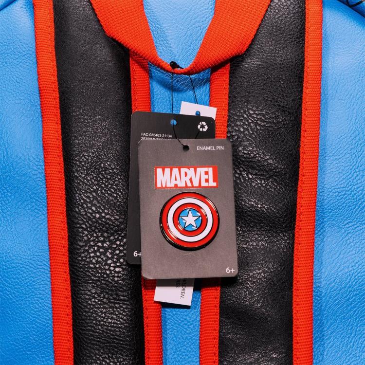 Marvel Captain America Exclusive Cosplay Backpack and Pin Set Gallery Image 11