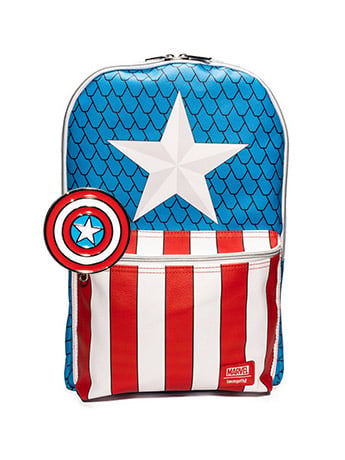 Marvel Captain America Exclusive Cosplay Backpack and Pin Set Gallery Image 2