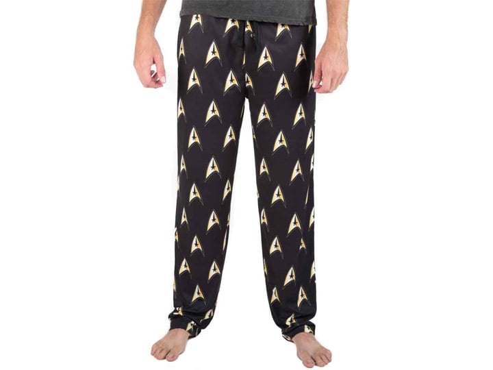 Star Trek Enterprise Logo AOP Sleep Pants Gallery Image 1