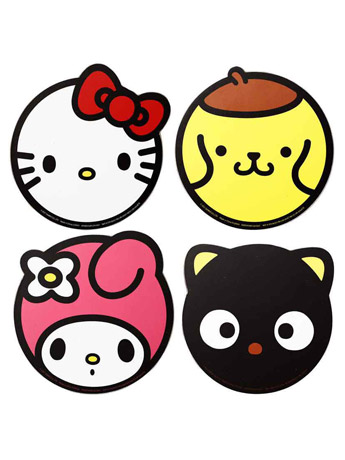 Hello Kitty and Friends Character Set of 4 Coasters Gallery Image 2