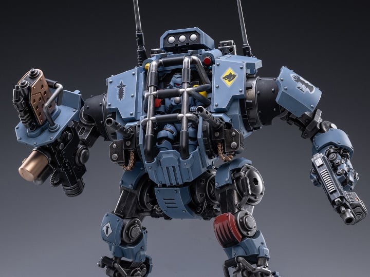 Warhammer 40K Space Wolves Invictor Warsuit 1/18 Scale Mecha Figure Set Gallery Image 1