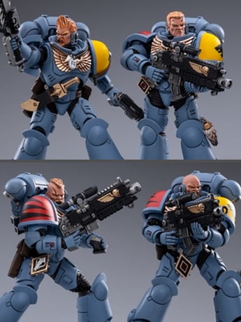 Warhammer 40K Space Wolves Battle Hunter Pack Box of 4 1/18 Scale