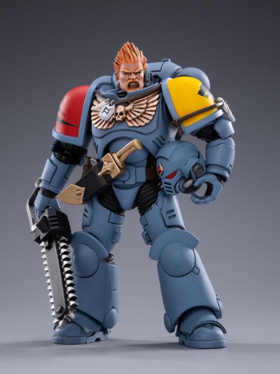 Warhammer 40K Space Wolves Battle Hunter Pack Box of 4 1/18 Scale Figures Gallery Image 3