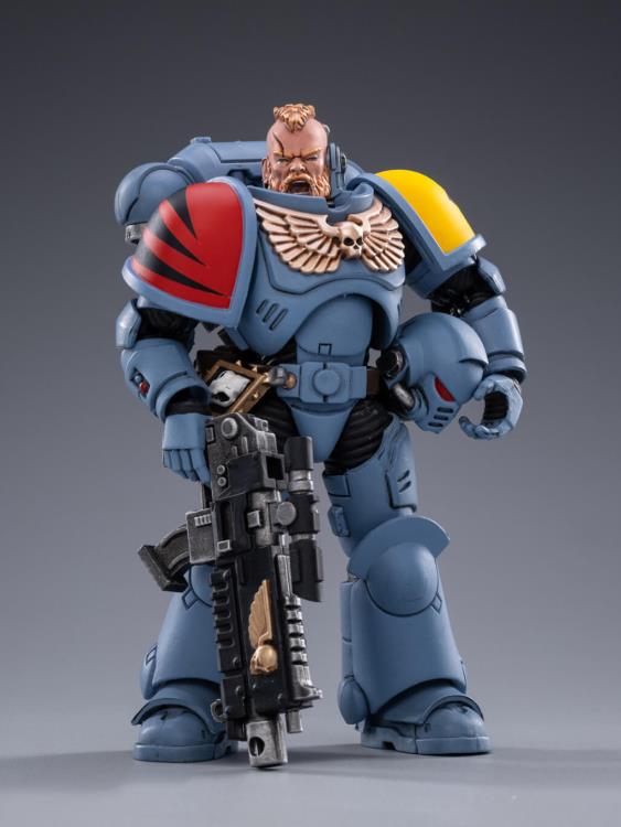 Warhammer 40K Space Wolves Battle Hunter Pack Box of 4 1/18 Scale Figures Gallery Image 5