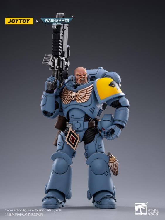 Warhammer 40K Space Wolves Battle Hunter Pack Box of 4 1/18 Scale Figures Gallery Image 7