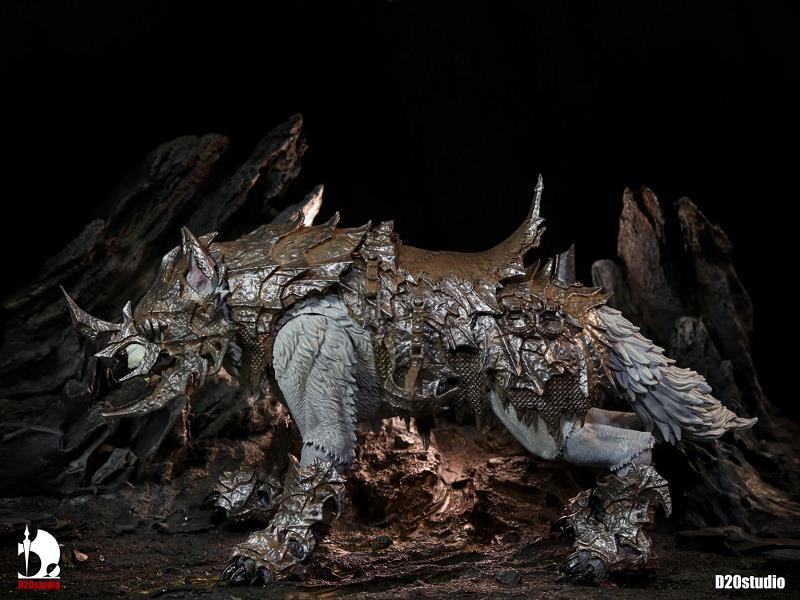 White Giant Wolf (Standard Ver.) 1/12 Scale Figure Gallery Image 3
