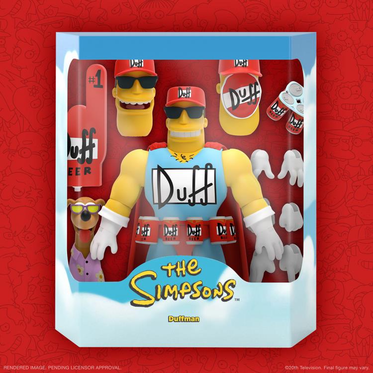 The Simpsons ULTIMATES! Duffman Action Figure Gallery Image 5