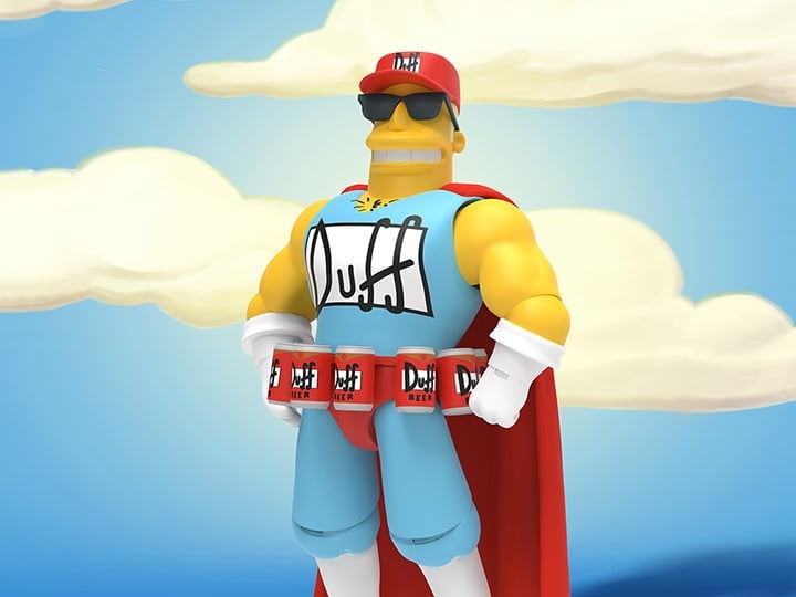The Simpsons ULTIMATES! Duffman Action Figure Gallery Image 1