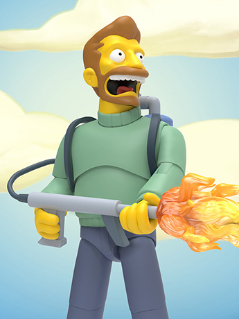 The Simpsons ULTIMATES! Hank Scorpio Action Figure Gallery Image 2