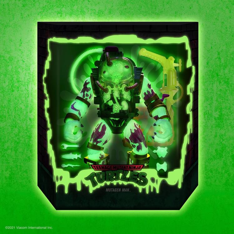 Teenage Mutant Ninja Turtles ULTIMATES! Mutagen Man Glow-in-the-Dark Exclusive Action Figure Gallery Image 11