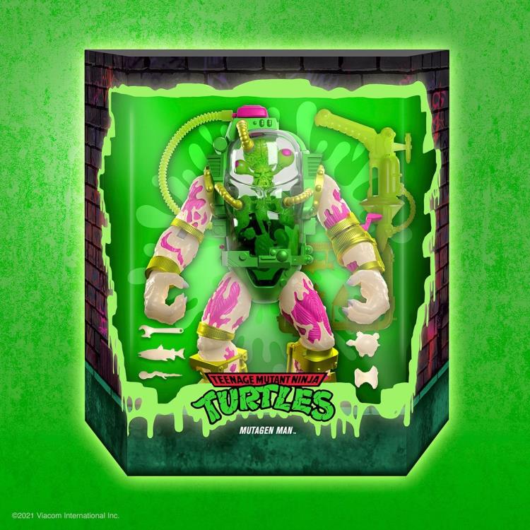 Teenage Mutant Ninja Turtles ULTIMATES! Mutagen Man Glow-in-the-Dark Exclusive Action Figure Gallery Image 10