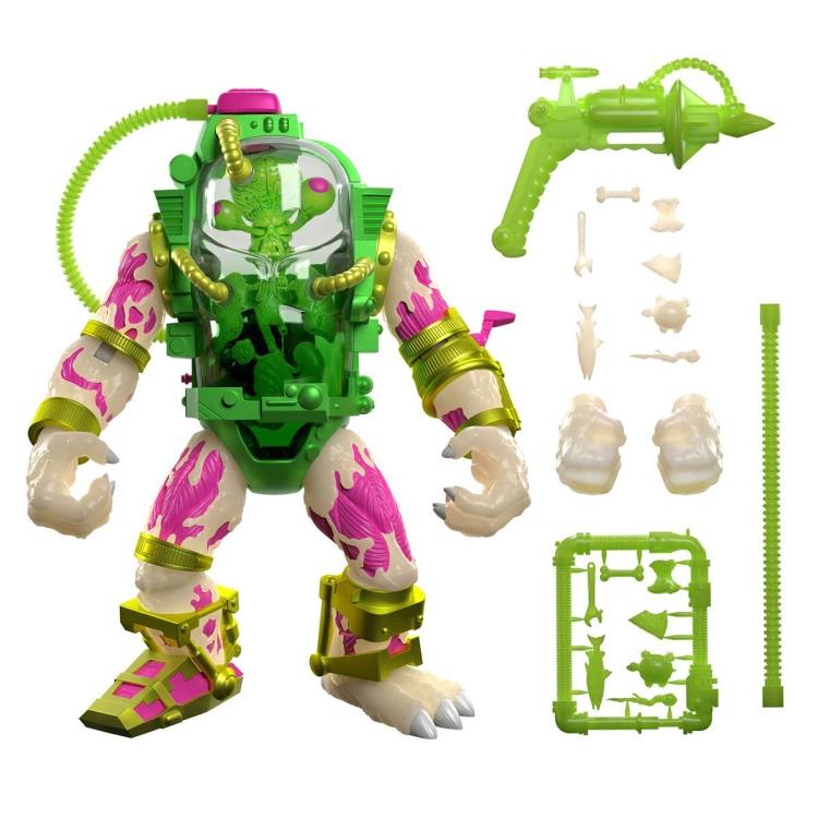 Teenage Mutant Ninja Turtles ULTIMATES! Mutagen Man Glow-in-the-Dark Exclusive Action Figure Gallery Image 9