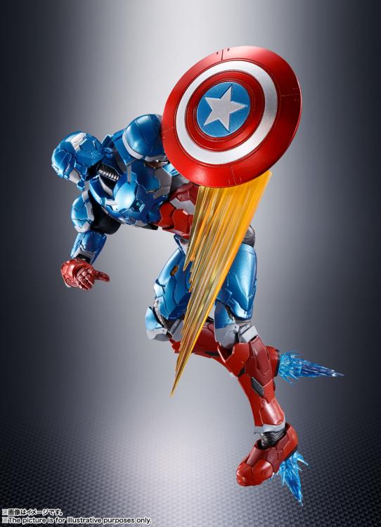 Tech-On Avengers S.H.Figuarts Tech-On Captain America Action Figure Gallery Image 8