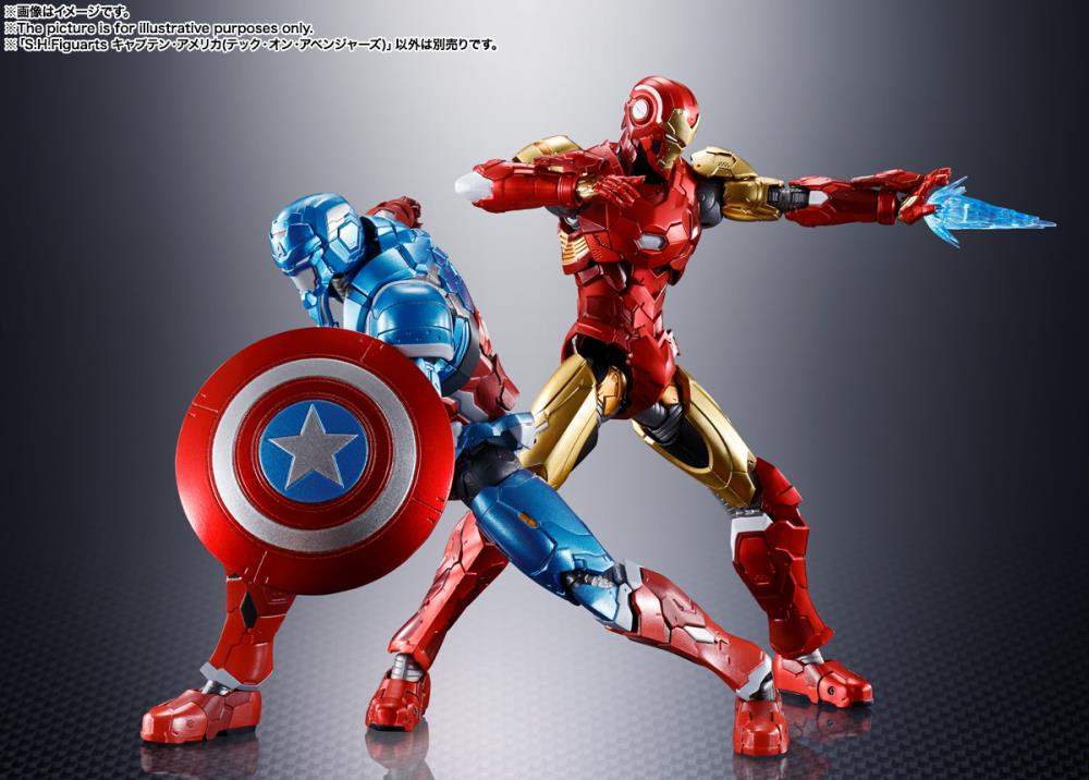 Tech-On Avengers S.H.Figuarts Tech-On Captain America Action Figure Gallery Image 19