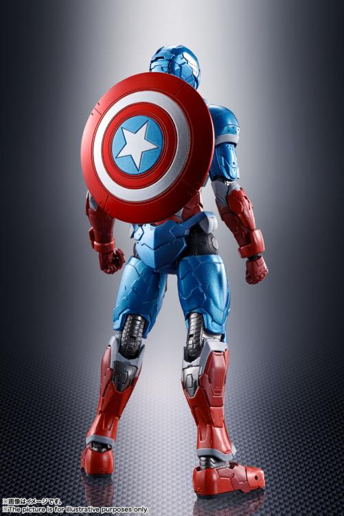 Tech-On Avengers S.H.Figuarts Tech-On Captain America Action Figure Gallery Image 4