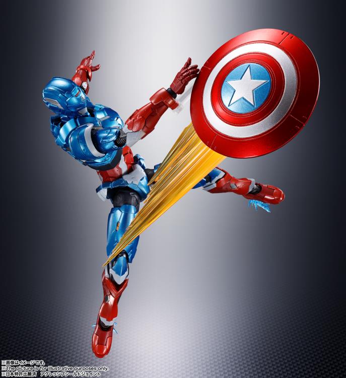 Tech-On Avengers S.H.Figuarts Tech-On Captain America Action Figure Gallery Image 7