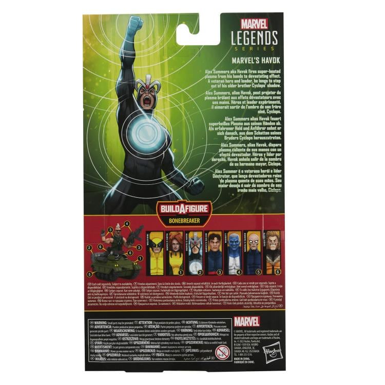 X-Men Marvel Legends Marvel's Havok (Classic) Action Figure (Bonebreaker BAF) Gallery Image 9