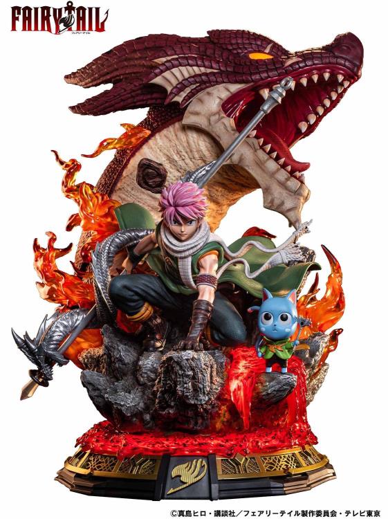 Fairy Tail Natsu Dragneel, Happy & Igneel Big Statue (Middle Size)