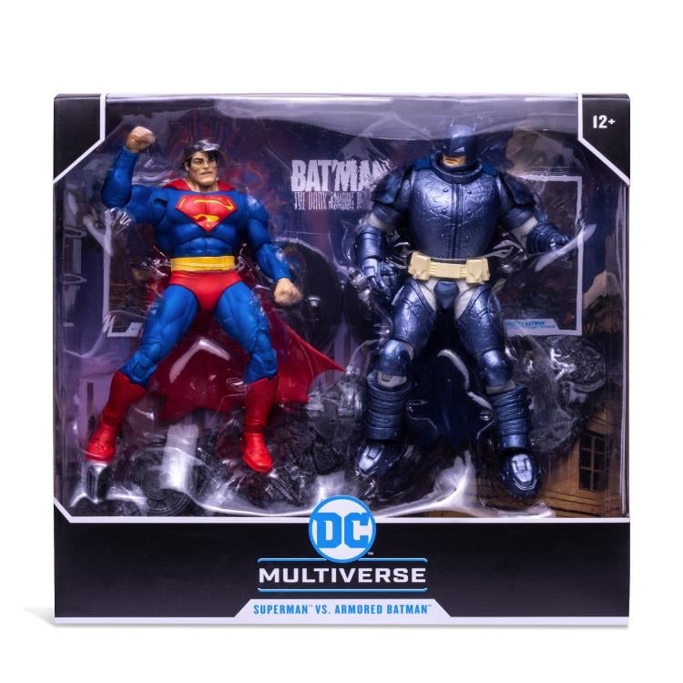 Batman: The Dark Knight Returns DC Multiverse Superman vs. Armored Batman Action Figure Two-Pack Gallery Image 17