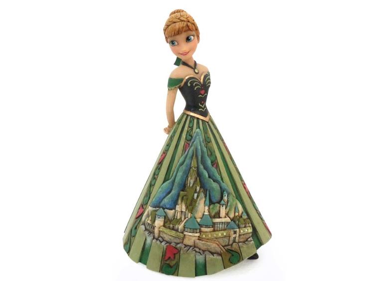 disney traditions princess castle dress Frozen Disney Traditions Princess Anna With Castle Dress (Jim Shore)