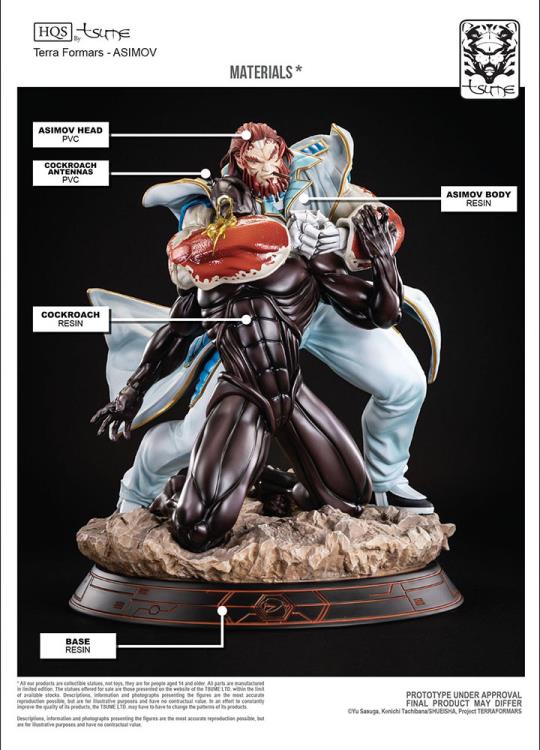 Terra Formars HQS Sylvester Asimov 1/6 Scale Limited Edition Statue Gallery Image 9