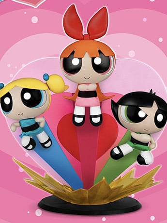 Powerpuff Girls Dynamic 8ction Heroes DAH-005DX The Girls Set of 3
