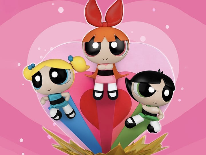 Powerpuff Girls Dynamic 8ction Heroes DAH-005DX The Girls Set of 3 Figures Gallery Image 1