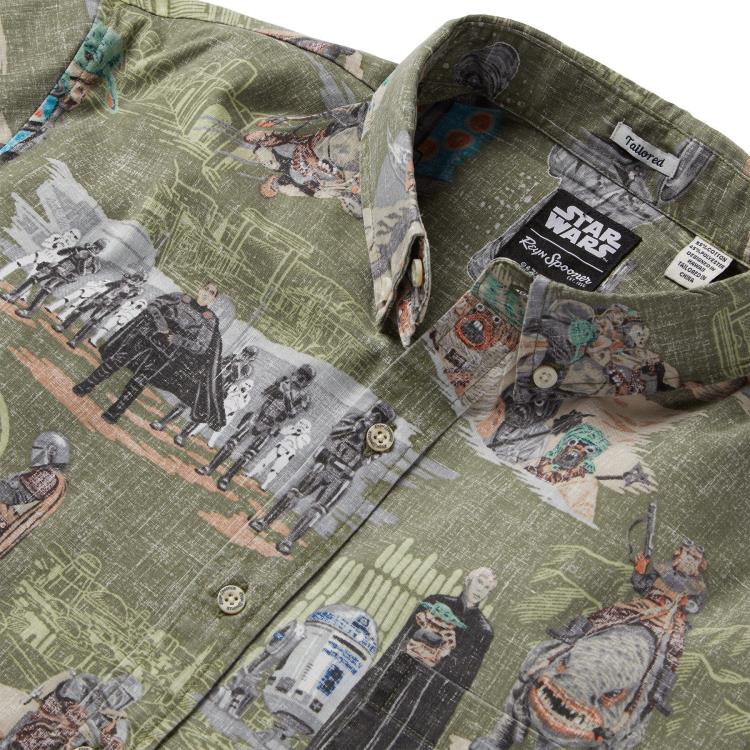 The Mandalorian This Is The Way Hawaiian Shirt (Olive) Gallery Image 3