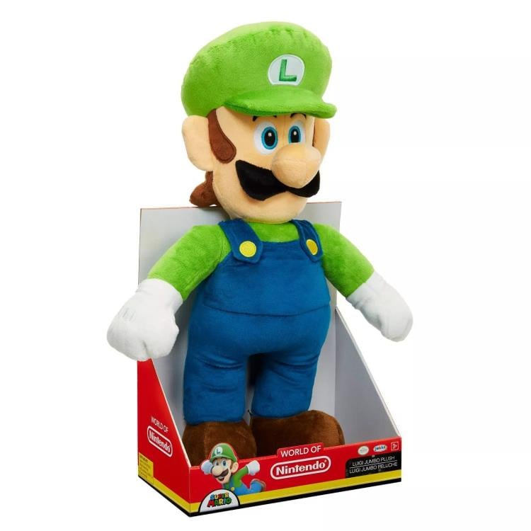 Super Mario Luigi 20-Inch Jumbo Plush Gallery Image 5