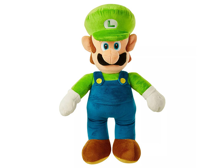 Super Mario Luigi 20-Inch Jumbo Plush Gallery Image 1
