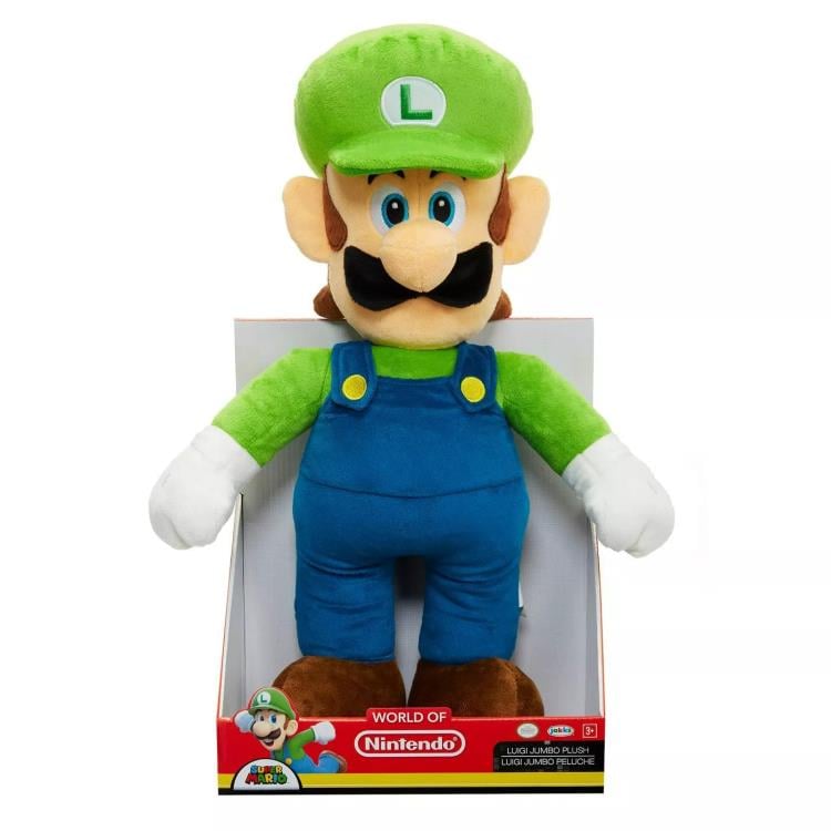 Super Mario Luigi 20-Inch Jumbo Plush Gallery Image 4