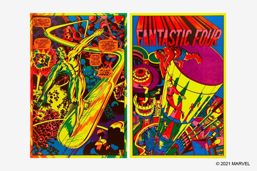 Marvel Classic Black Light Collectible Poster Portfolio Gallery Image 5