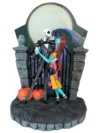 The Nightmare Before Christmas Disney Showcase Jack & Sally Light-Up Figurine Gallery Image 2