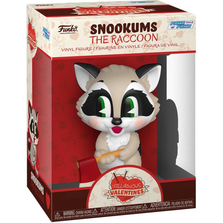 Paka Paka: Villainous Valentines - Snookums the Raccoon Vinyl Figure Gallery Image 4
