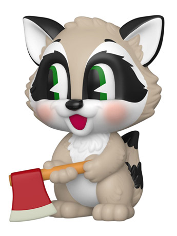 Paka Paka: Villainous Valentines - Snookums the Raccoon Vinyl Figure Gallery Image 2