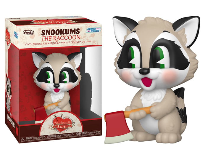 Paka Paka: Villainous Valentines - Snookums the Raccoon Vinyl Figure Gallery Image 1