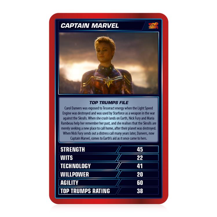 Marvel Cinematic Universe Top Trumps Card Game Gallery Image 5