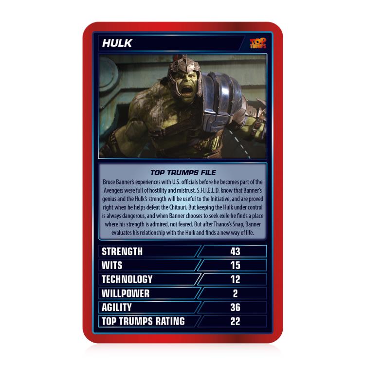Marvel Cinematic Universe Top Trumps Card Game Gallery Image 3