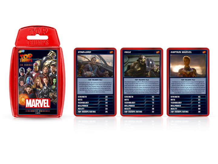 Marvel Cinematic Universe Top Trumps Card Game Gallery Image 1