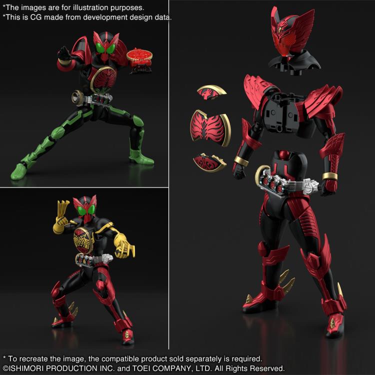 Kamen Rider OOO Figure-rise Standard Kamen Rider OOO (Tajadoru Combo) Model Kit Gallery Image 11