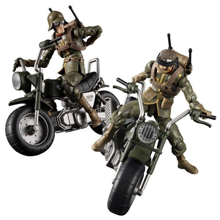 Mobile Suit Gundam G.M.G. Principality of Zeon Team Ramba Ral & Motorcycle Set (With Gift) Gallery Image 15