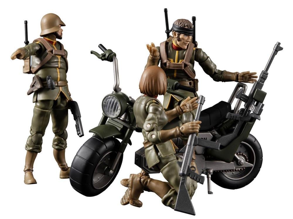 Mobile Suit Gundam G.M.G. Principality of Zeon Team Ramba Ral & Motorcycle Set (With Gift) Gallery Image 16