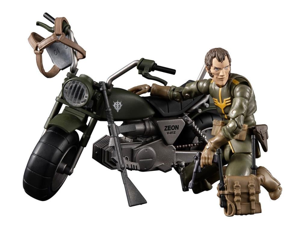 Mobile Suit Gundam G.M.G. Principality of Zeon Team Ramba Ral & Motorcycle Set (With Gift) Gallery Image 14