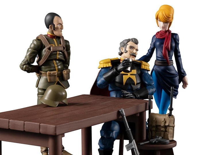 Mobile Suit Gundam G.M.G. Principality of Zeon Team Ramba Ral & Motorcycle Set (With Gift) Gallery Image 1