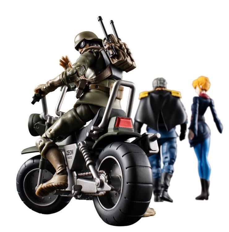 Mobile Suit Gundam G.M.G. Principality of Zeon Team Ramba Ral & Motorcycle Set (With Gift) Gallery Image 13