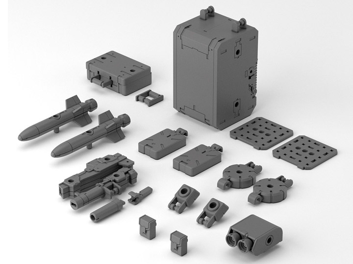 30 Minutes Missions Option Parts Set 8 (Multi Backpack) 1/144 Scale Accessory Set Gallery Image 1