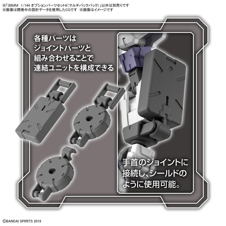30 Minutes Missions Option Parts Set 8 (Multi Backpack) 1/144 Scale Accessory Set Gallery Image 5