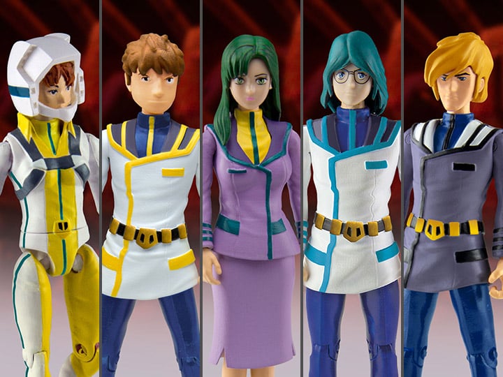 Robotech Wave 3 Set of 5 Poseable Action Figures Gallery Image 1