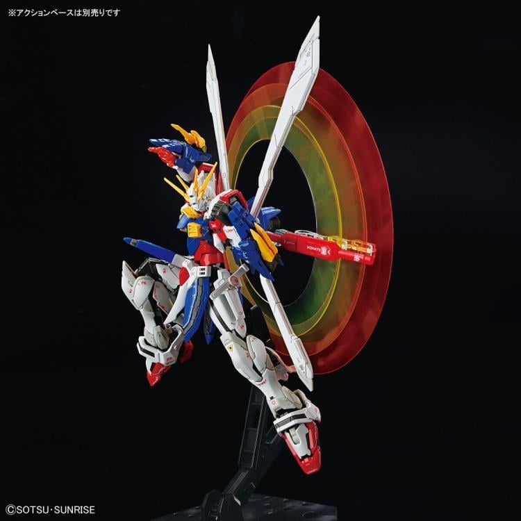 Mobile Fighter G Gundam RG God Gundam 1/144 Scale Model Kit Gallery Image 12